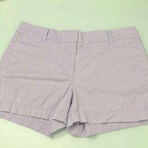J. Crew Lavender Chino Shorts